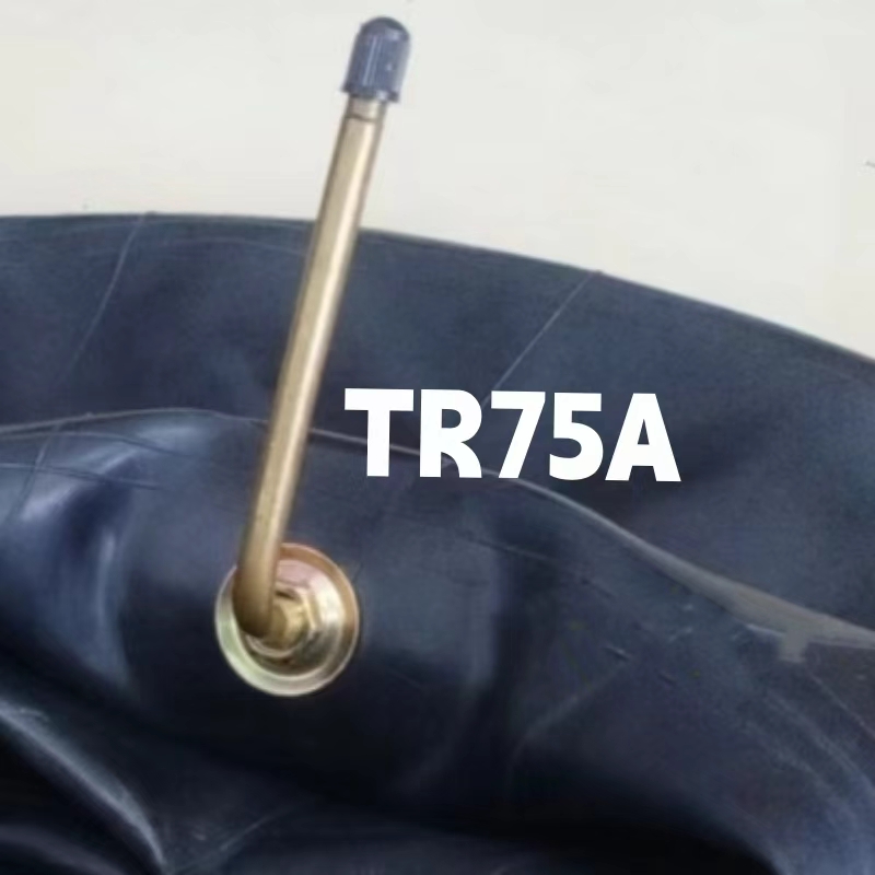 Solid Butyl 7.00-15 Passenger Car Tire Inner Tube TR75A Valve