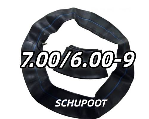 Tough Butyl 7.00/6.00-9 Industrial Forklift Tire Inner Tube With TR45A Valve