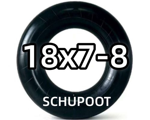 Heavy Butyl 18x7-8 Industrial Forklift Tire Inner Tube With TR75A Valve