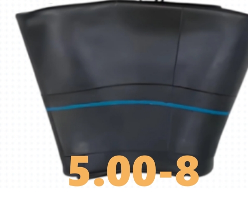 Premium Butyl Rubber 5.00-8 Forklift Inner Tube with JS2 Straight Valve For Malaysia